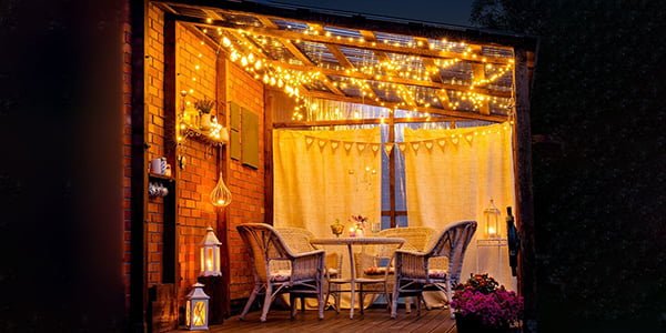 Ambient Indoor Outdoor Curtain Lighting