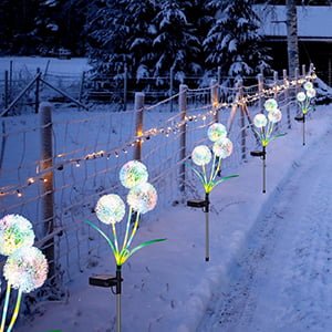 Solar dandelion light