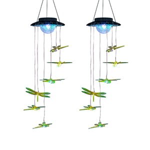 Solar-powered Dragonfly Wind Chime