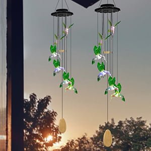 Solar-powered Wind Chime Light