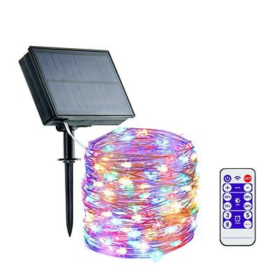 Solar remote control light string