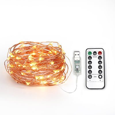 Remote usb light string